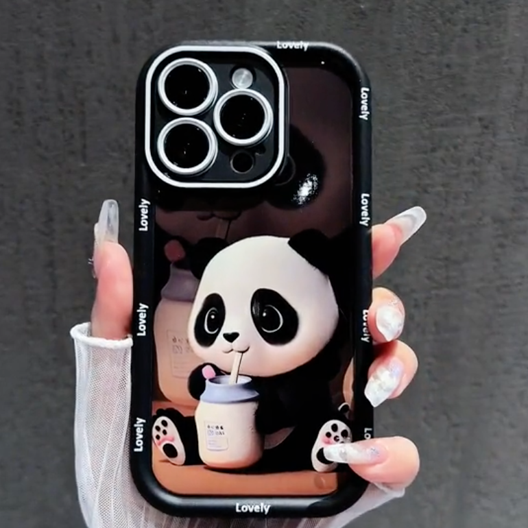 Adorable Cute Panda Cartoon Case