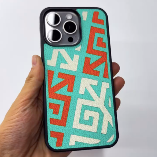 Vibrant Geometric Pattern Rugged Case - iPhone