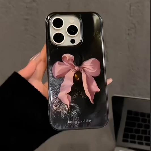 Chic Bow Ribbon Accent Case