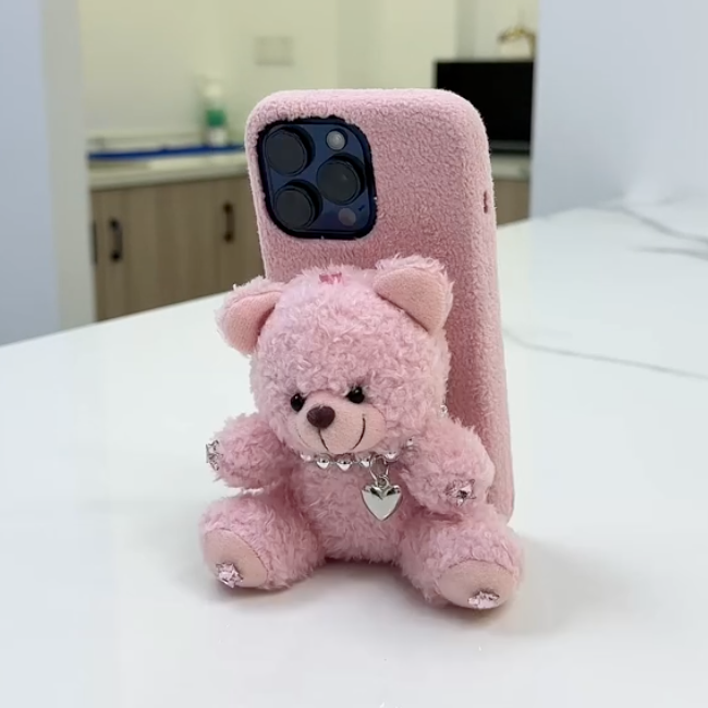 Cute Bear Plush Case