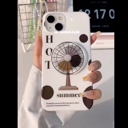 Vintage Fan Hot Summer Case - iPhone