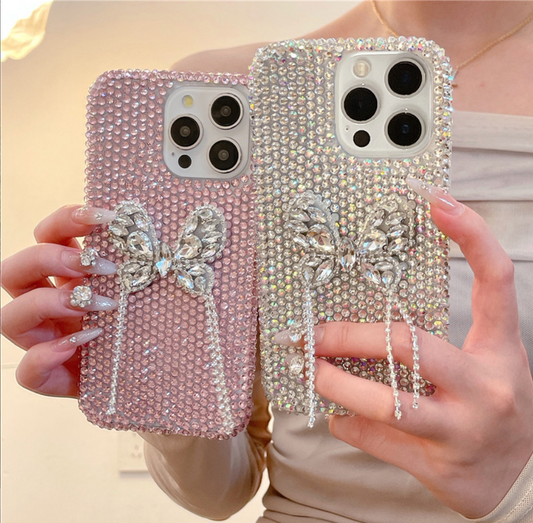 Luxe Rhinestone Butterfly Case