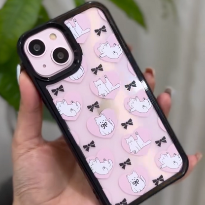 Pastel Bow-tiful Cats Phone Case