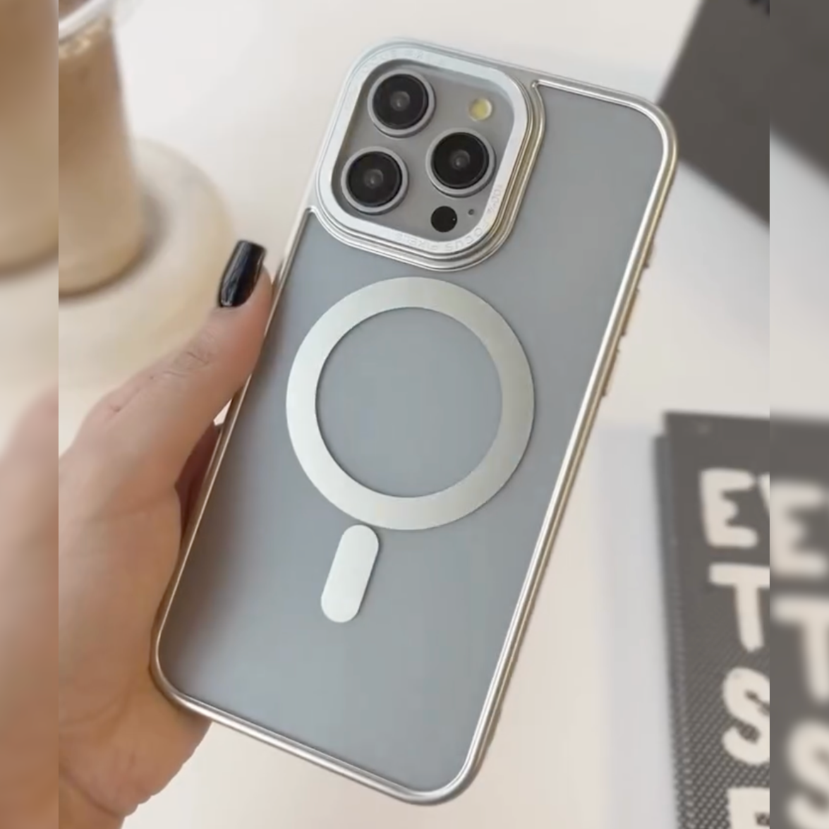 Sleek Magsafe Metal Camera Guard Case - iPhone