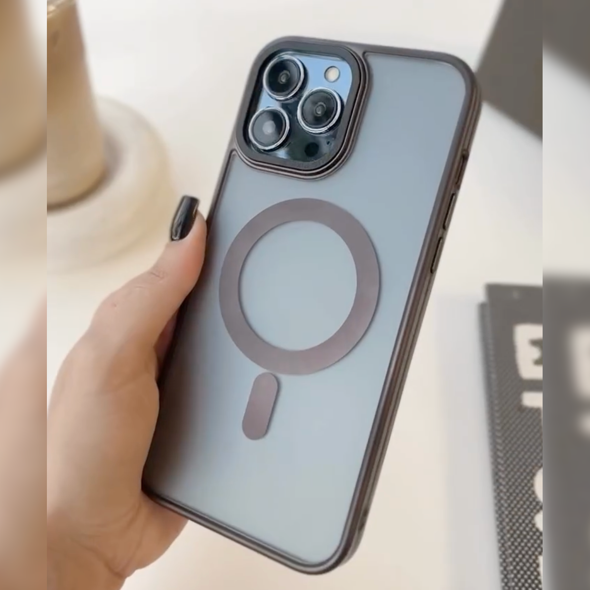 Sleek Magsafe Metal Camera Guard Case - iPhone