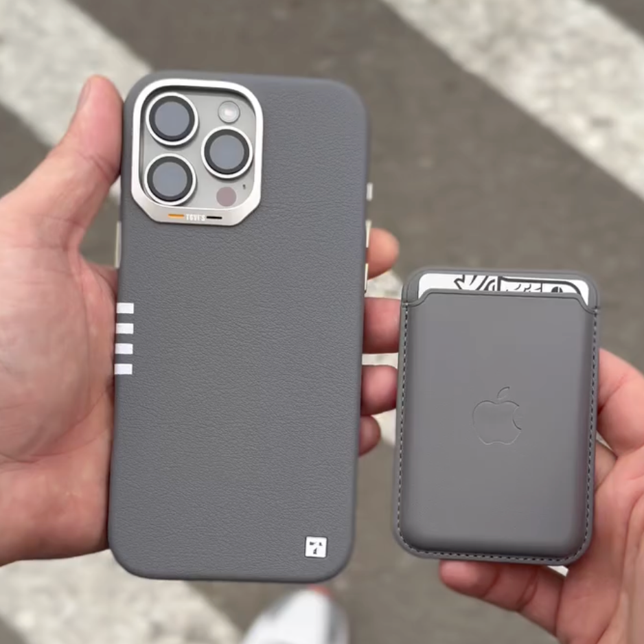 Elite Magnetic Wallet Leather Case - iPhone