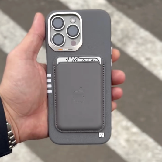 Elite Magnetic Wallet Leather Case - iPhone