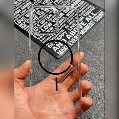 Glossy Magsafe Transparent Shield Case  - iPhone