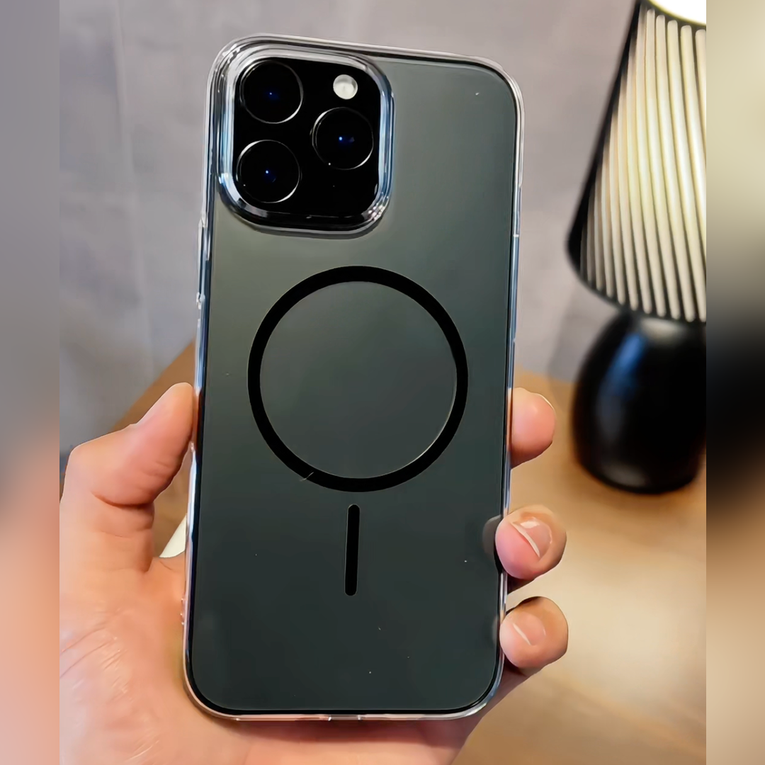 Glossy Magsafe Transparent Shield Case  - iPhone