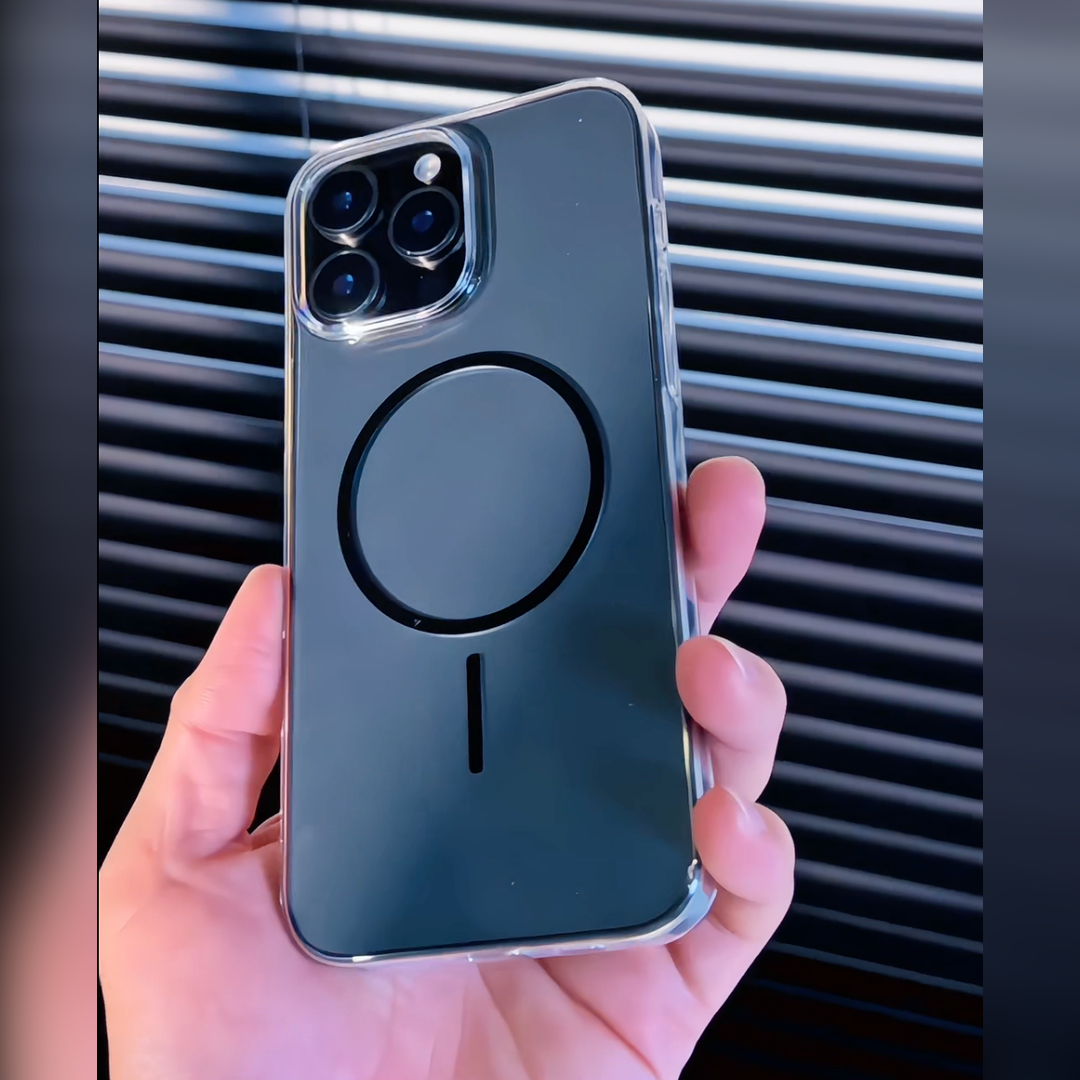 Glossy Magsafe Transparent Shield Case  - iPhone