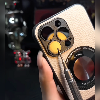 Elite Dual-Tone Leather MagSafe Case - iPhone