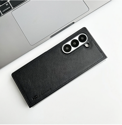 Galaxy Z Fold6 Premium PU Leather Slim Case