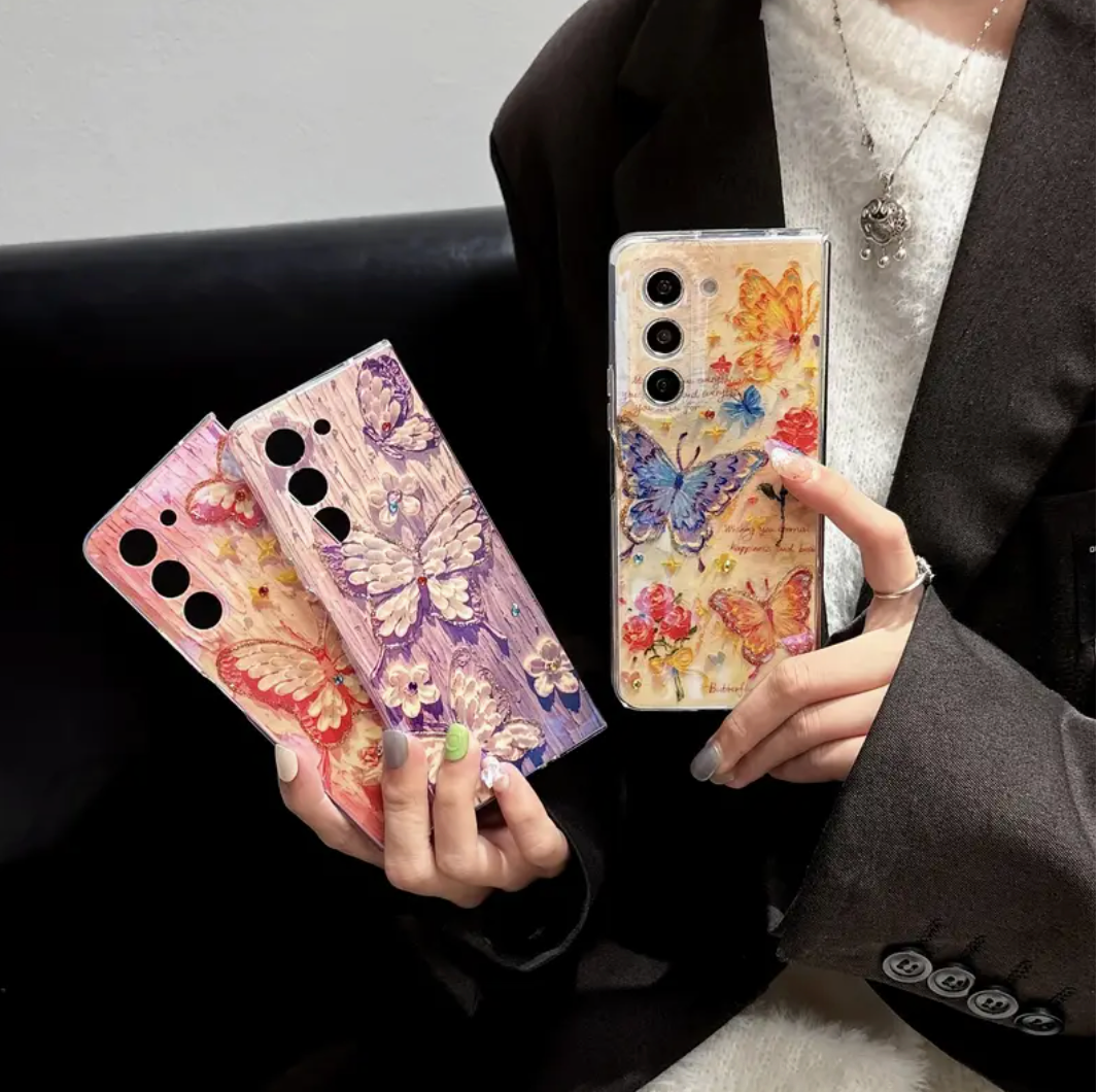 Jeweled Wings Script case