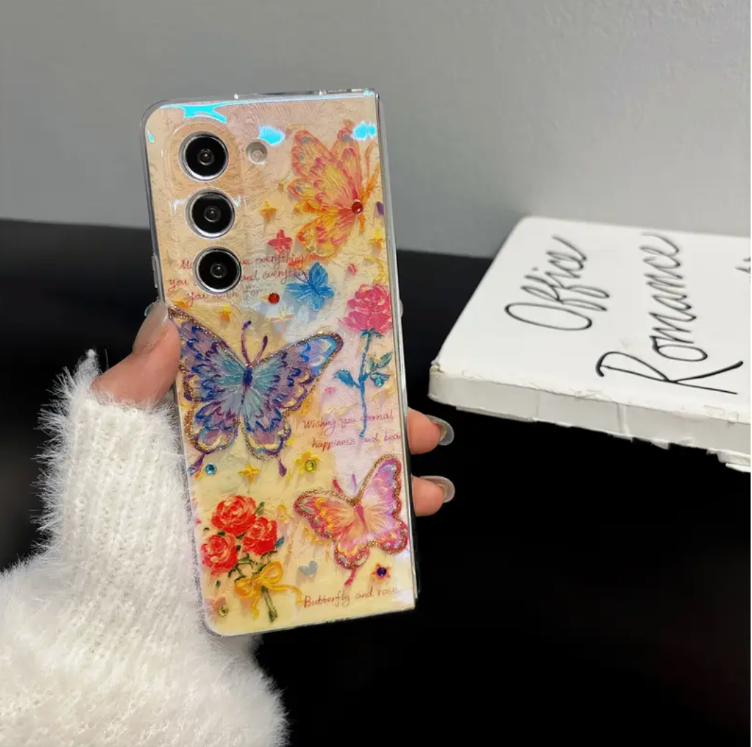 Jeweled Wings Script case