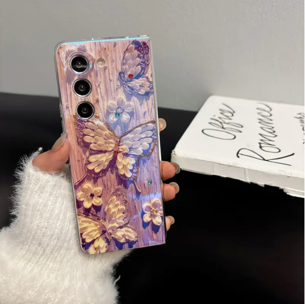 Jeweled Wings Script case