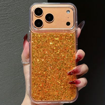 Luxury Bling Sequins Shiny Glitter Clear Phone Case