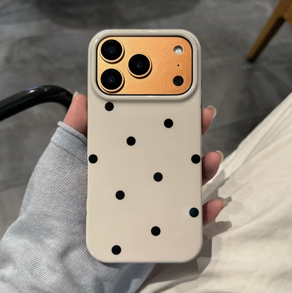 Minimalist Polka Dot Phone Case Suitable for iPhone