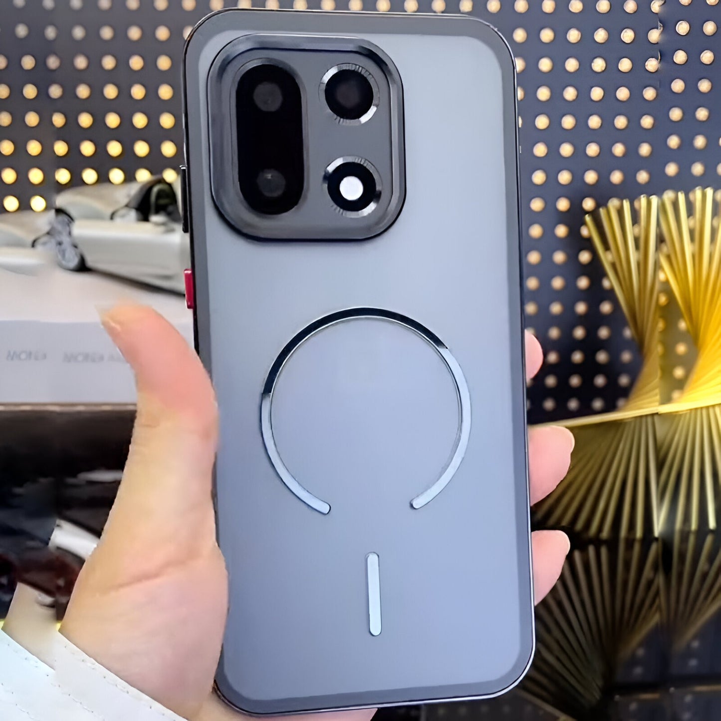 Sleek Frost Magnetic Case