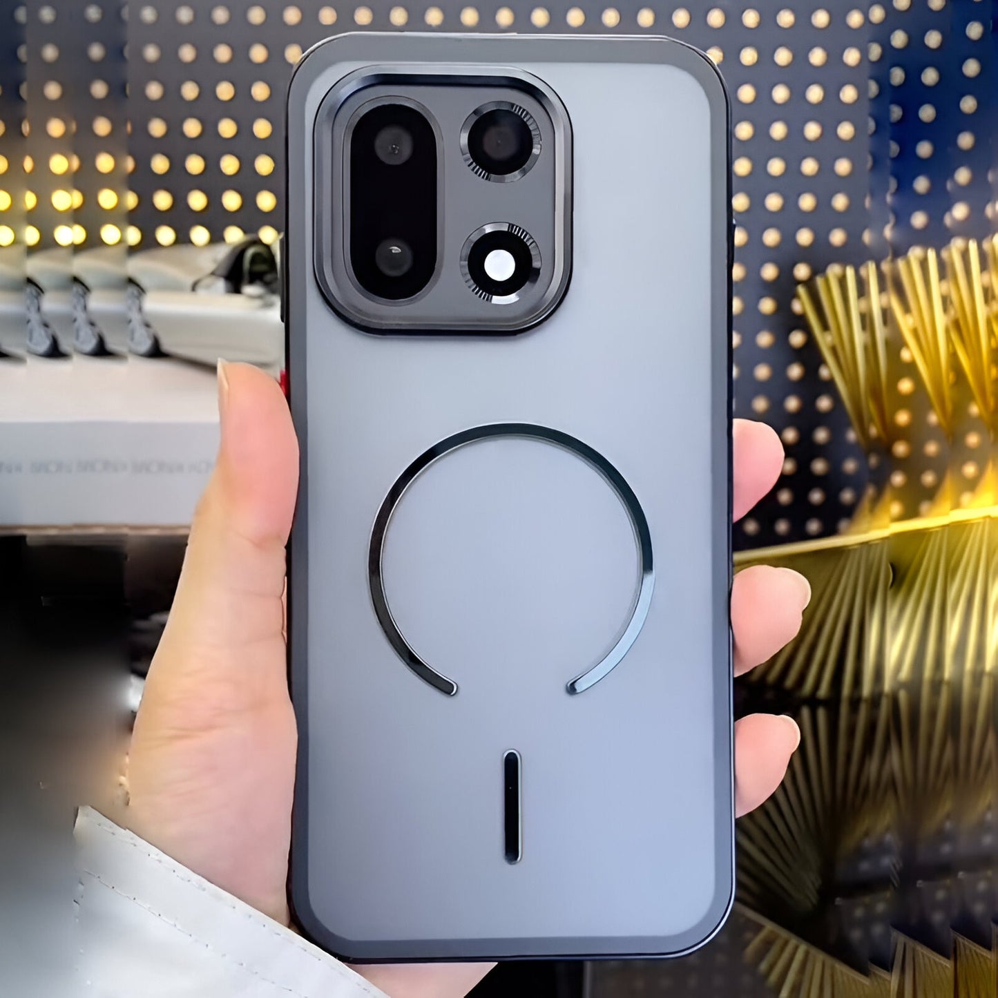 Sleek Frost Magnetic Case