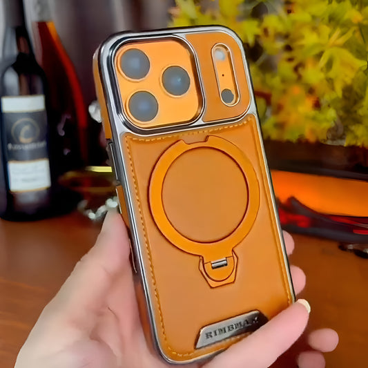 Executive Ring Stand Leather Case