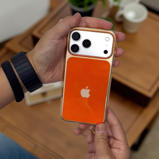 Amber Glow Clear Case