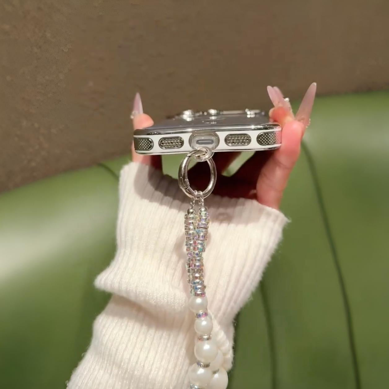 Angel Sheen Pearl Feather Case