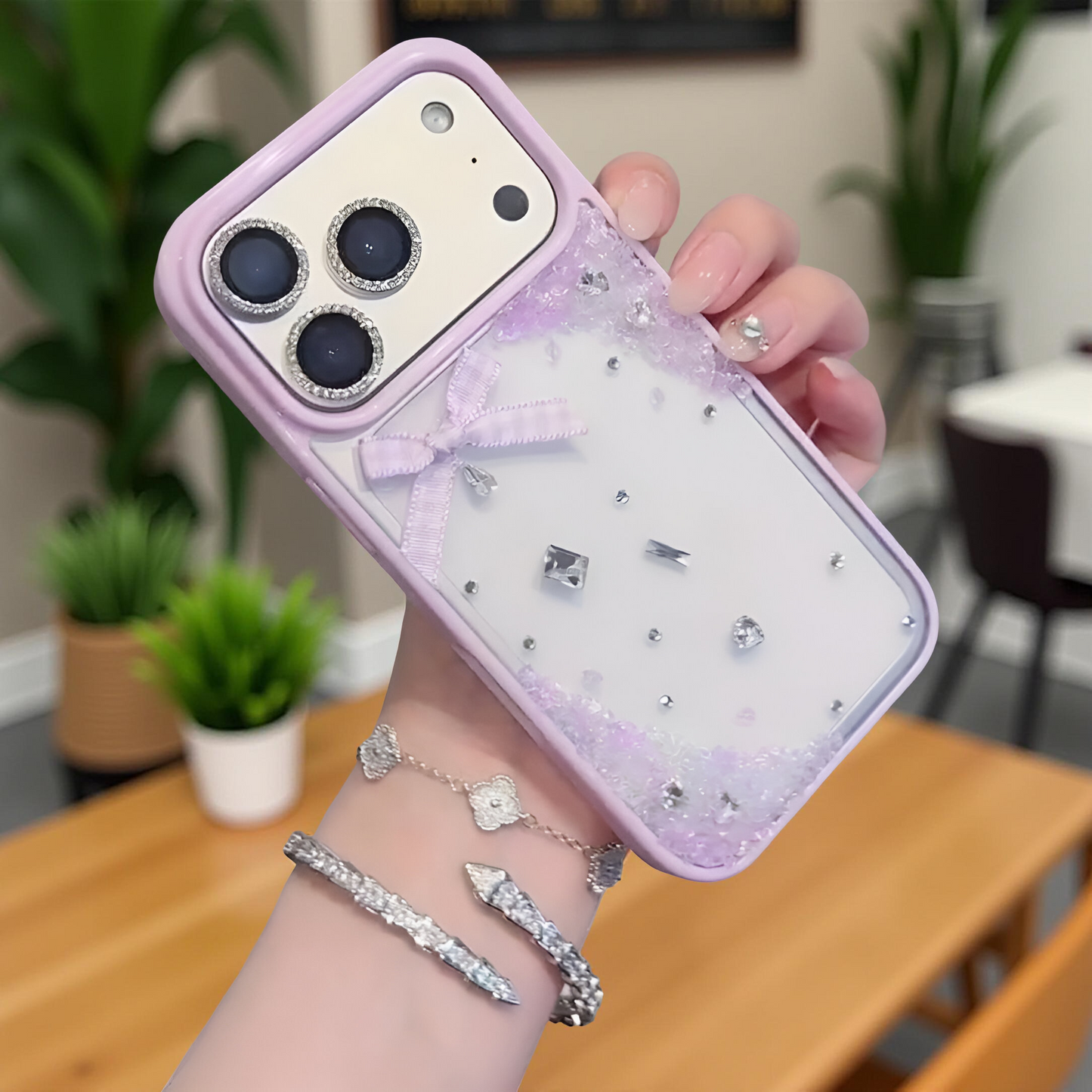 Princess Blush Sparkle Case