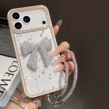 Diamond Noir Bow Phone Case
