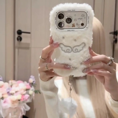 Angel Cloud Fur Phone Case