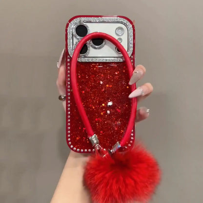 Ruby Sparkle Rhinestone Glam Case