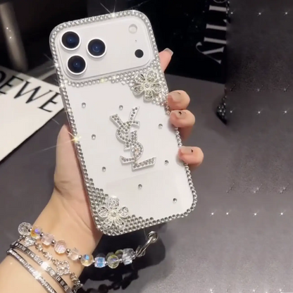 Angelic Pearl Rhinestone Crystal Case
