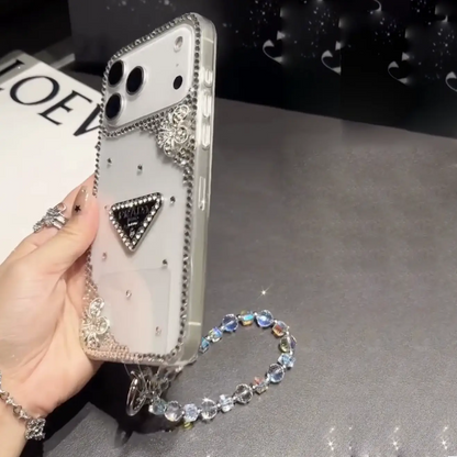 Angelic Pearl Rhinestone Crystal Case