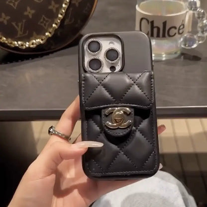 Quilted Old Money Wallet Case