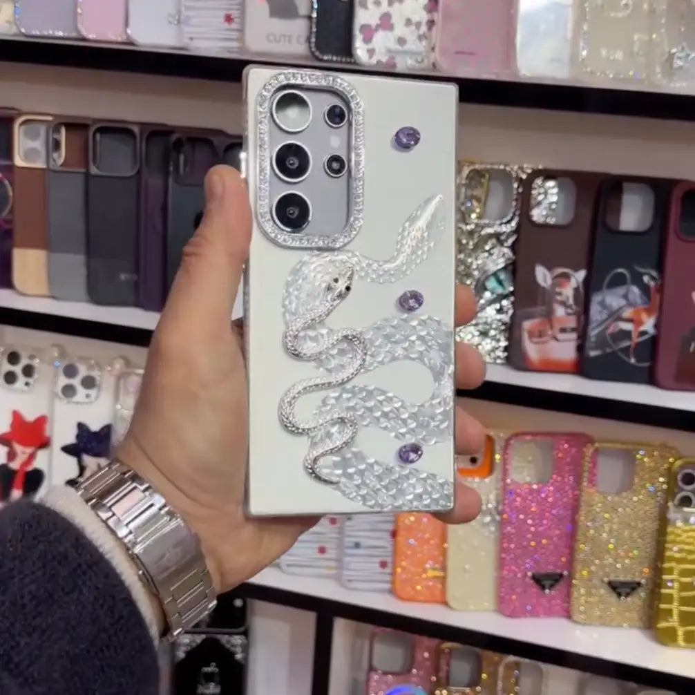 Venom Queen Rhinestone Phone Case - Samsung
