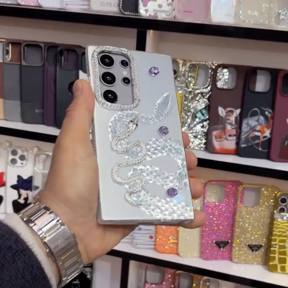 Venom Queen Rhinestone Phone Case - Samsung