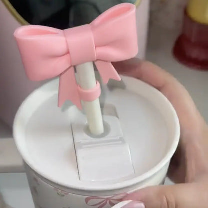 Rosy Lace Bow Tumbler