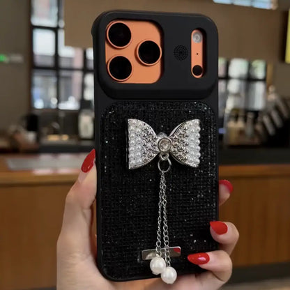 Haute Darling Bow Pearl Charm Case