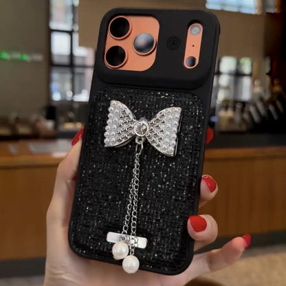 Haute Darling Bow Pearl Charm Case