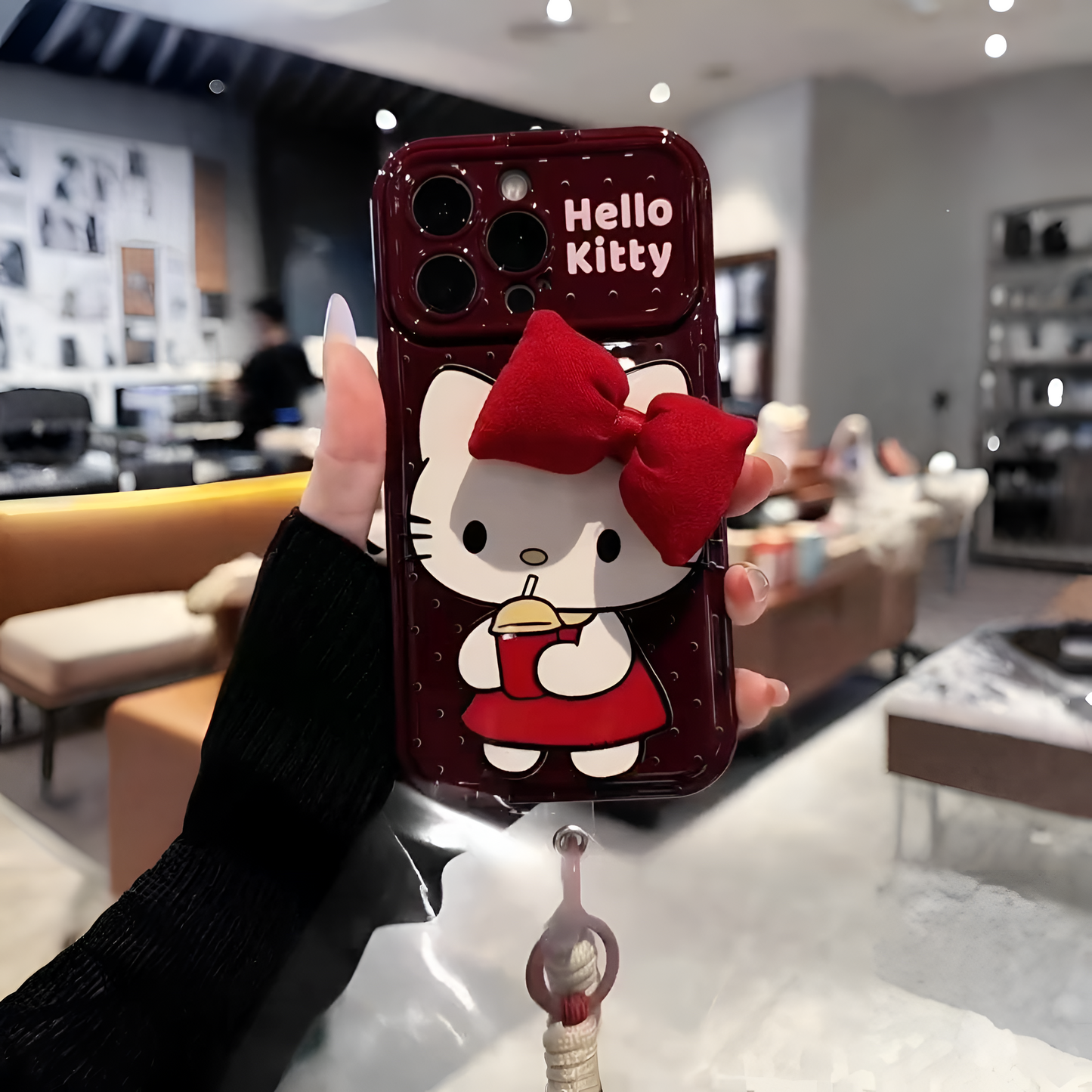 Sweet Kitty Coffee Time Mood Case