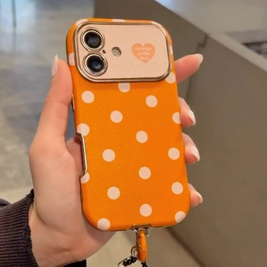 Vibrant Citrus Polka Dot Case