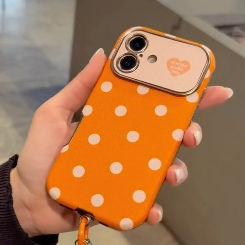 Vibrant Citrus Polka Dot Case