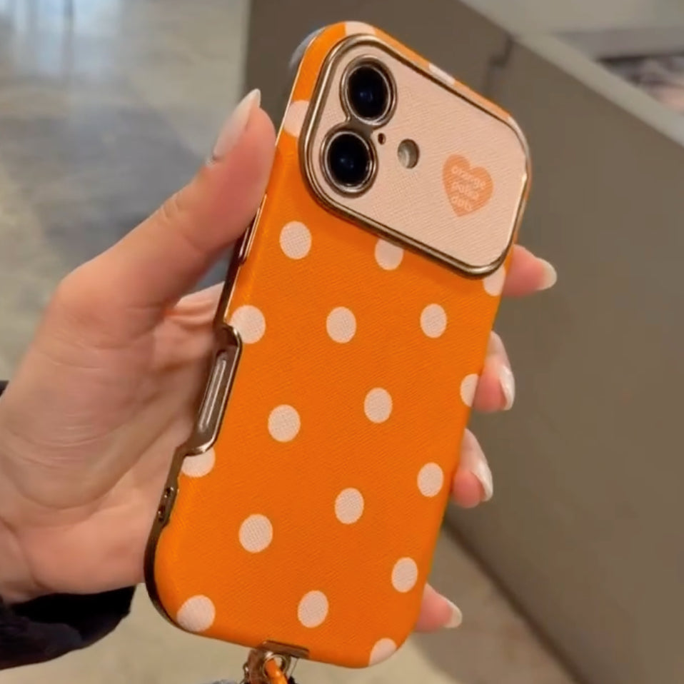 Vibrant Citrus Polka Dot Case