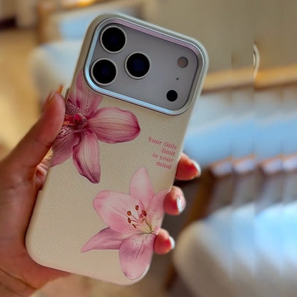 Floral Quote Aesthetic Case
