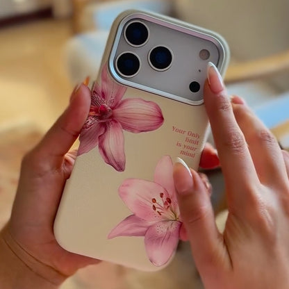 Floral Quote Aesthetic Case