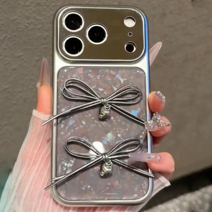 Glossy Pearl Bow Case