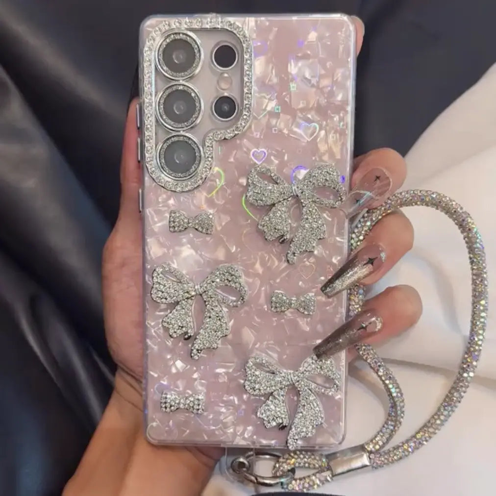 Diamond Ribbon Princess Luxe Case - Samsung