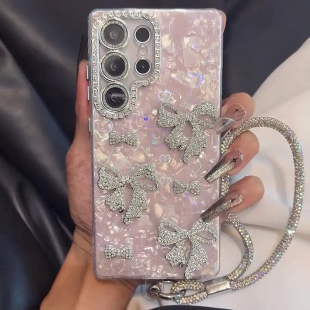 Diamond Ribbon Princess Luxe Case - Samsung