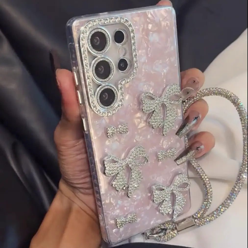 Diamond Ribbon Princess Luxe Case - Samsung