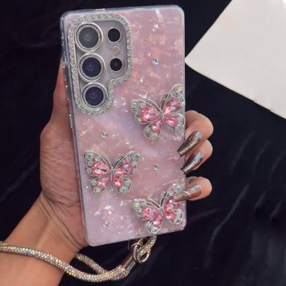 Crystal Butterfly Charm Case
