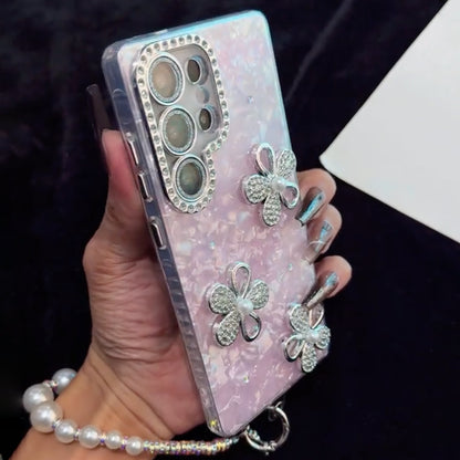 Sparkling Floral Charm Case